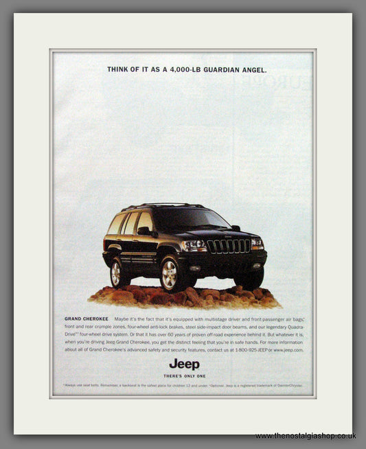 Jeep Grand Cherokee. 2001 Original American Advert (ref AD52308)