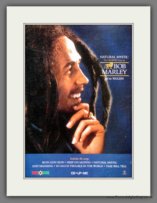 Bob Marley. Natural Mystic. Original Music Advert 1995 (ref AD56454)