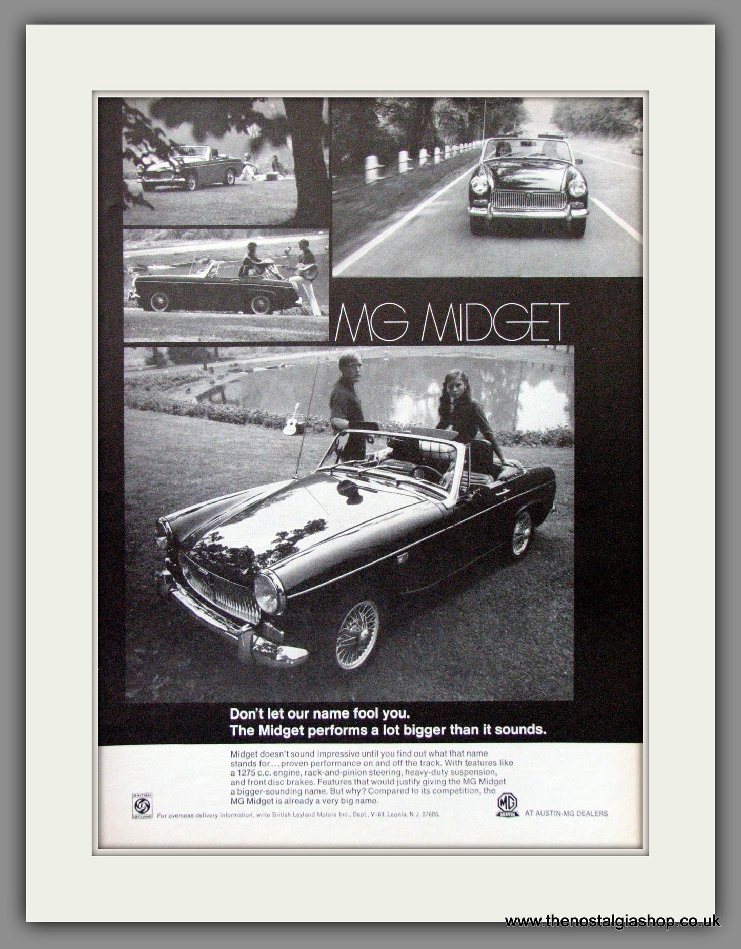 MG Midget. 1969 Original American Advert (ref AD52085)
