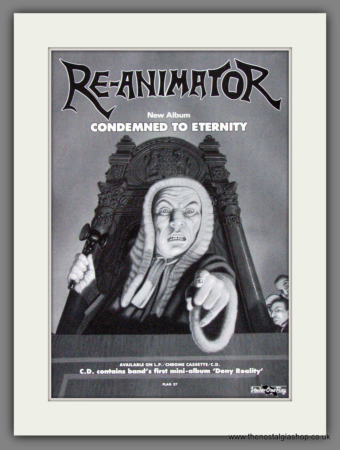 Re-Animator. Condemned To Eternity. 1990 Original Advert (ref AD53770)