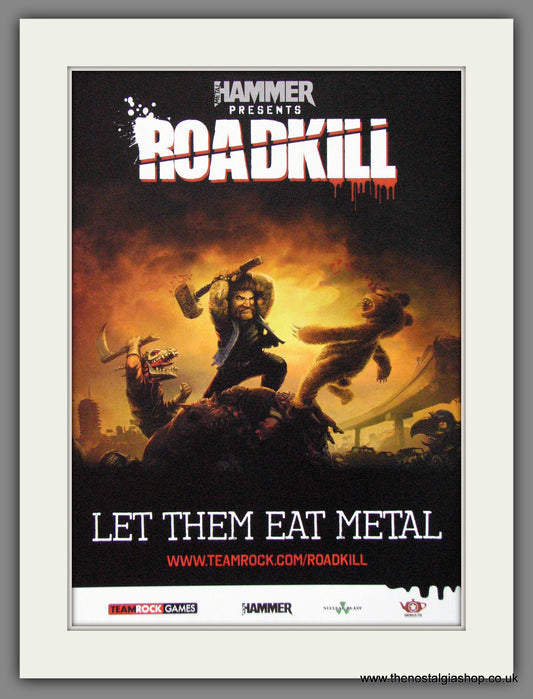 Roadkill. Let Them Eat Metal. 2015 Original Advert (ref AD53806)