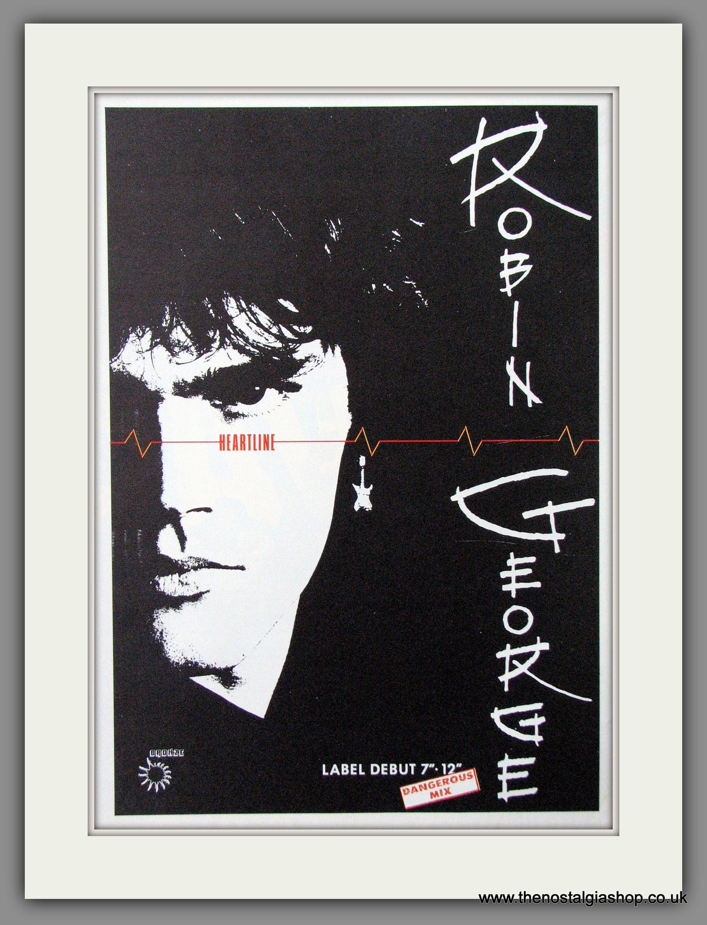 Robin George. Heartline. 1984 Original Advert (ref AD53826)