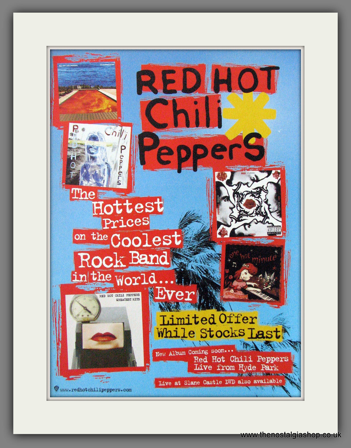 Red Hot Chili Peppers. 2004 Original Advert (ref AD54385)