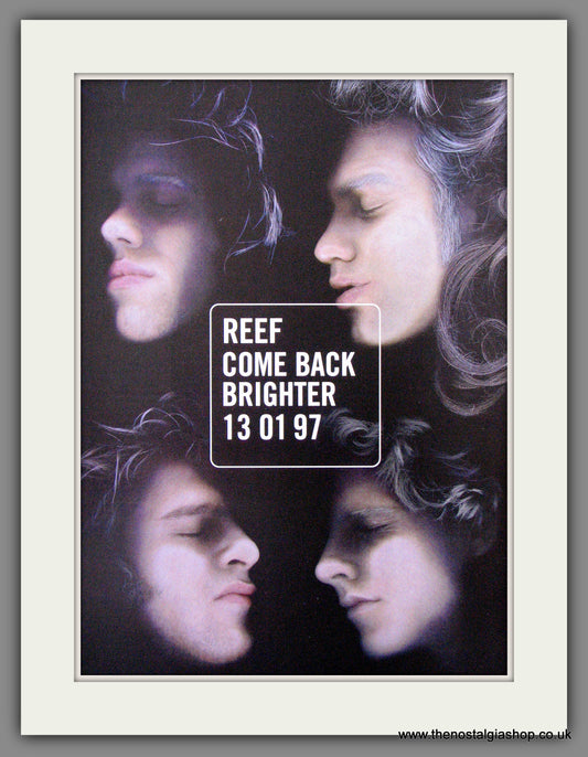 Reef. Come Back Brighter. 1997 Original Advert (ref AD54413)