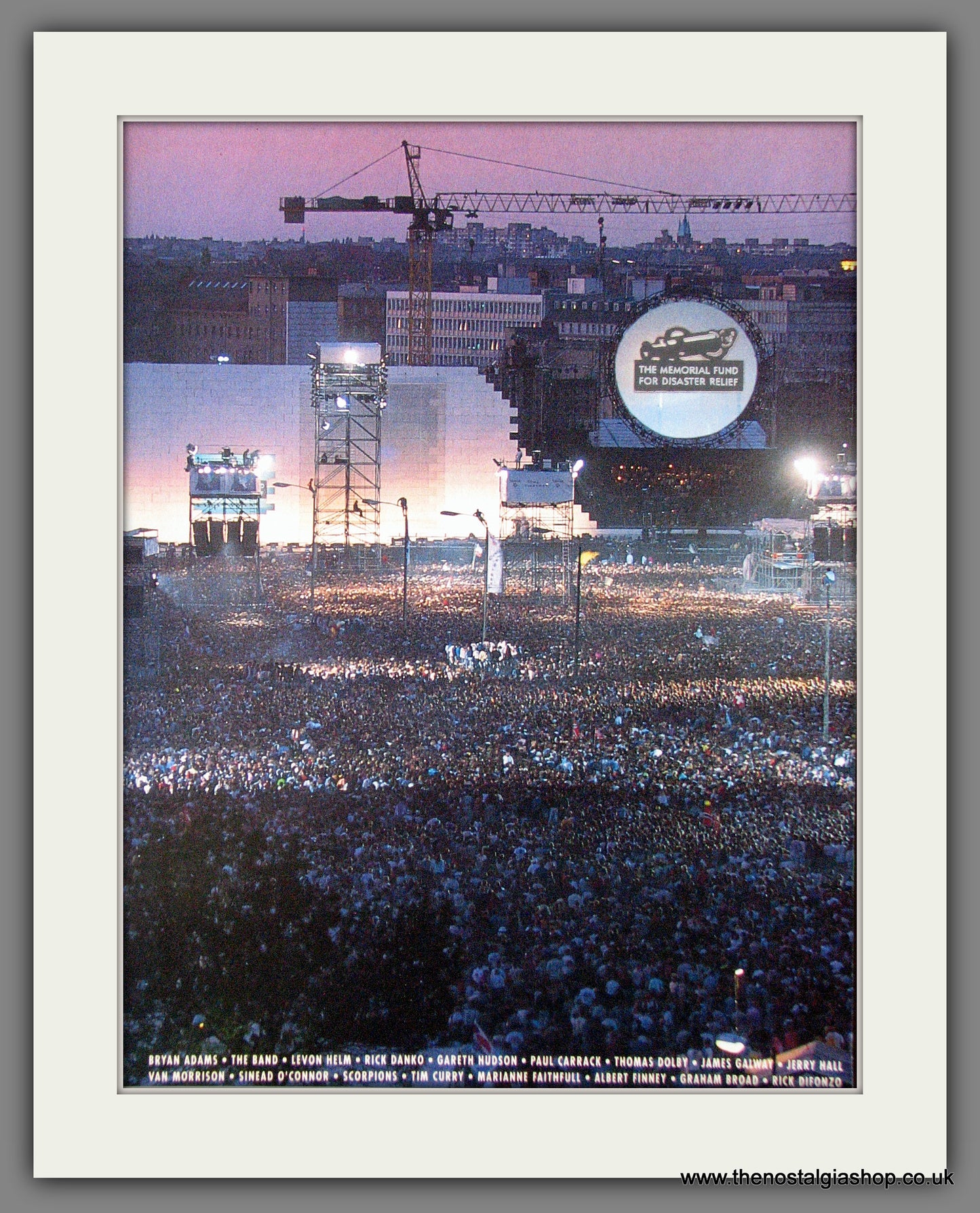 Roger Waters, The Wall Live In Berlin. Set Of 2 1990 Original Adverts (ref AD54553)