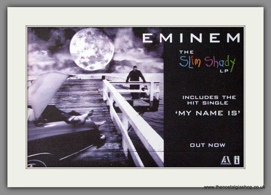 Eminem. The Slim Shady. Original Advert 1999 (ref AD52917)