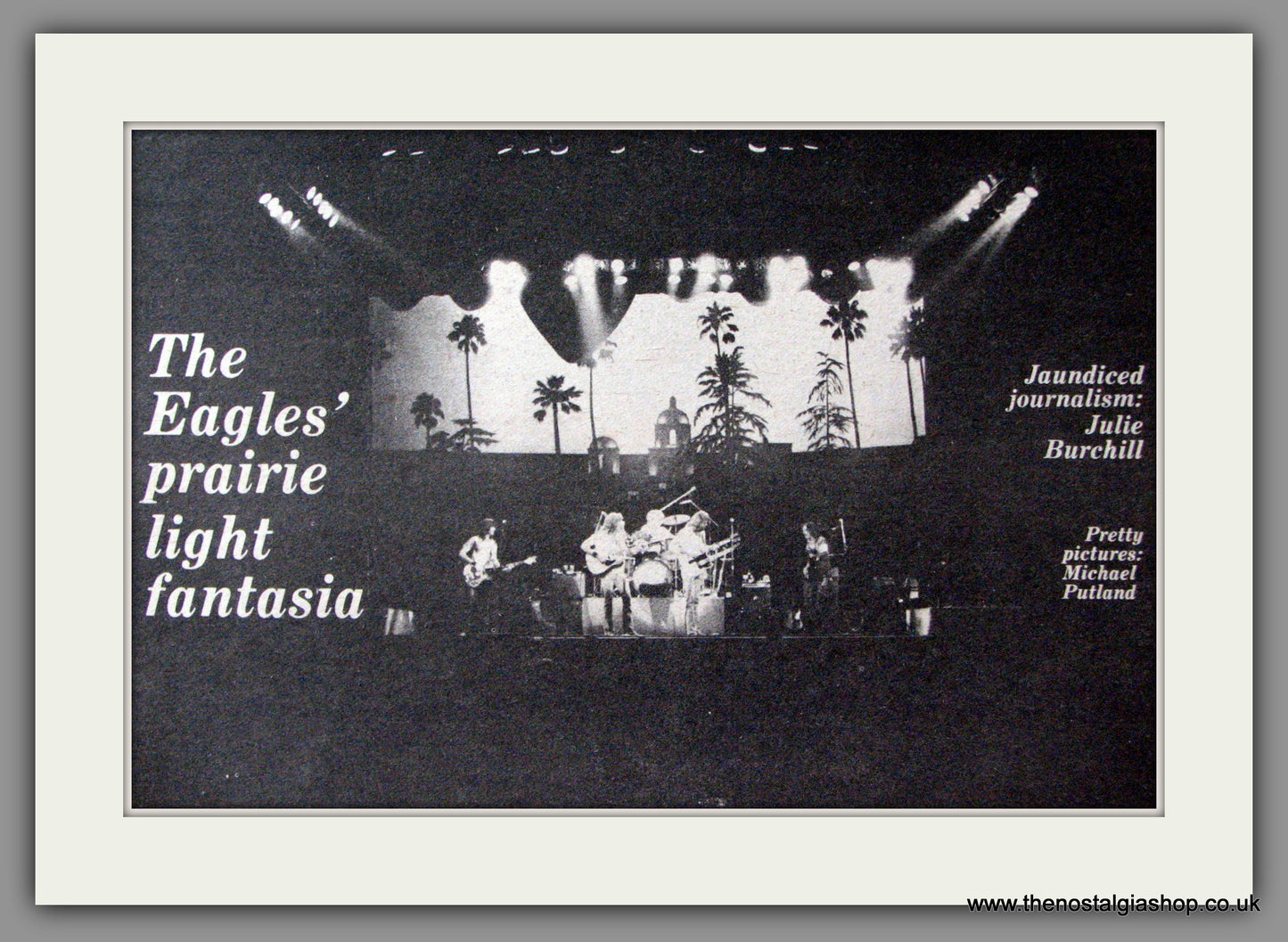 Eagles (The) Prairie Light Fantasia. Original Advert 1977 (ref AD52928)