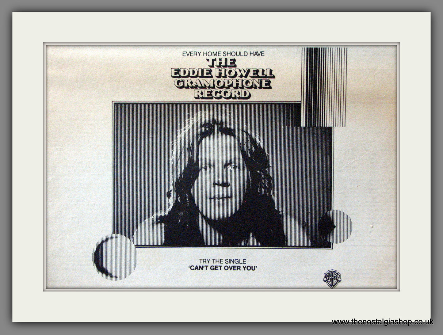 Eddie Howell. Can't Get Over You. Original Advert 1975 (ref AD53433)