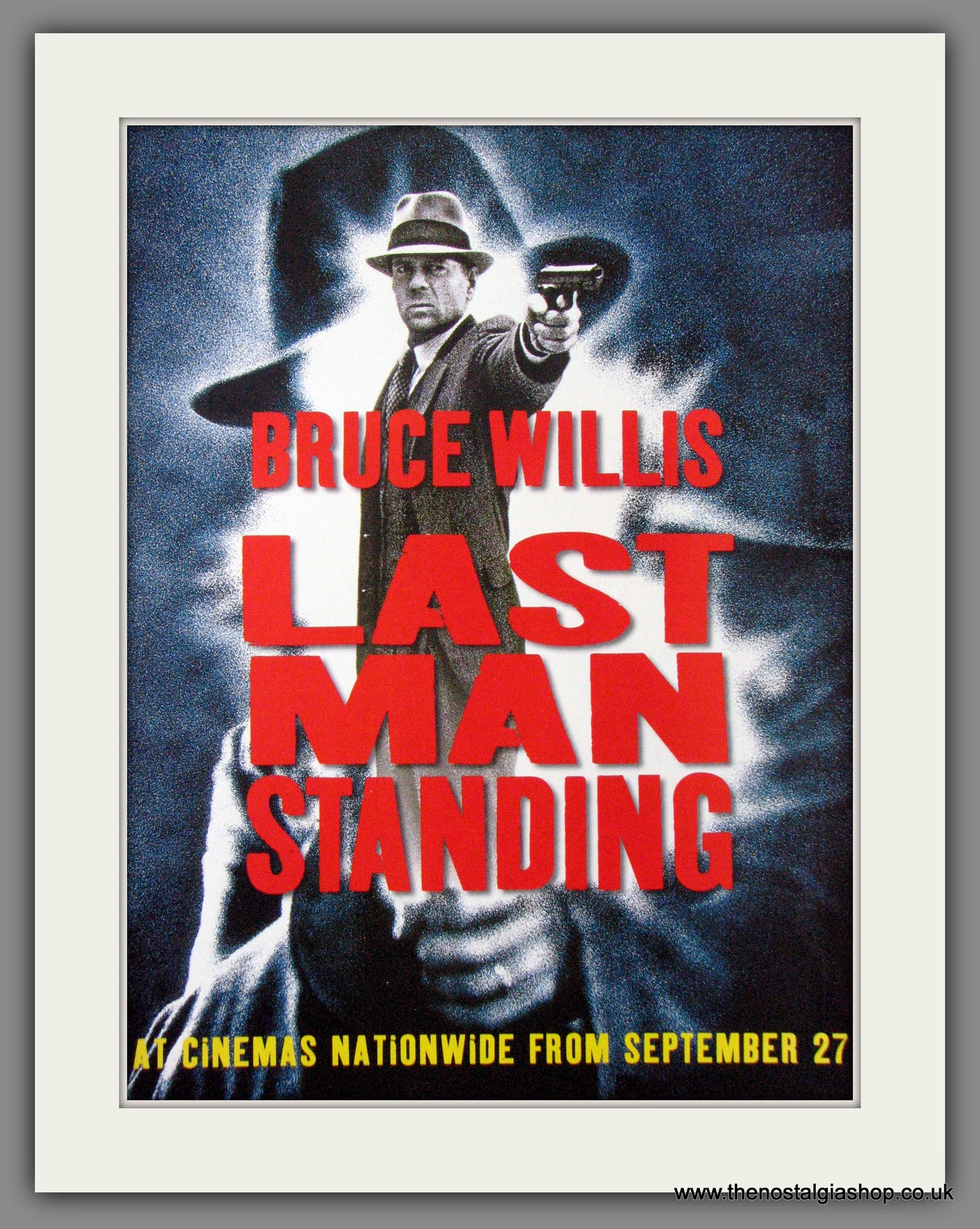 Last Man Standing, Bruce Willis. 1996 Original Advert (ref AD53591)