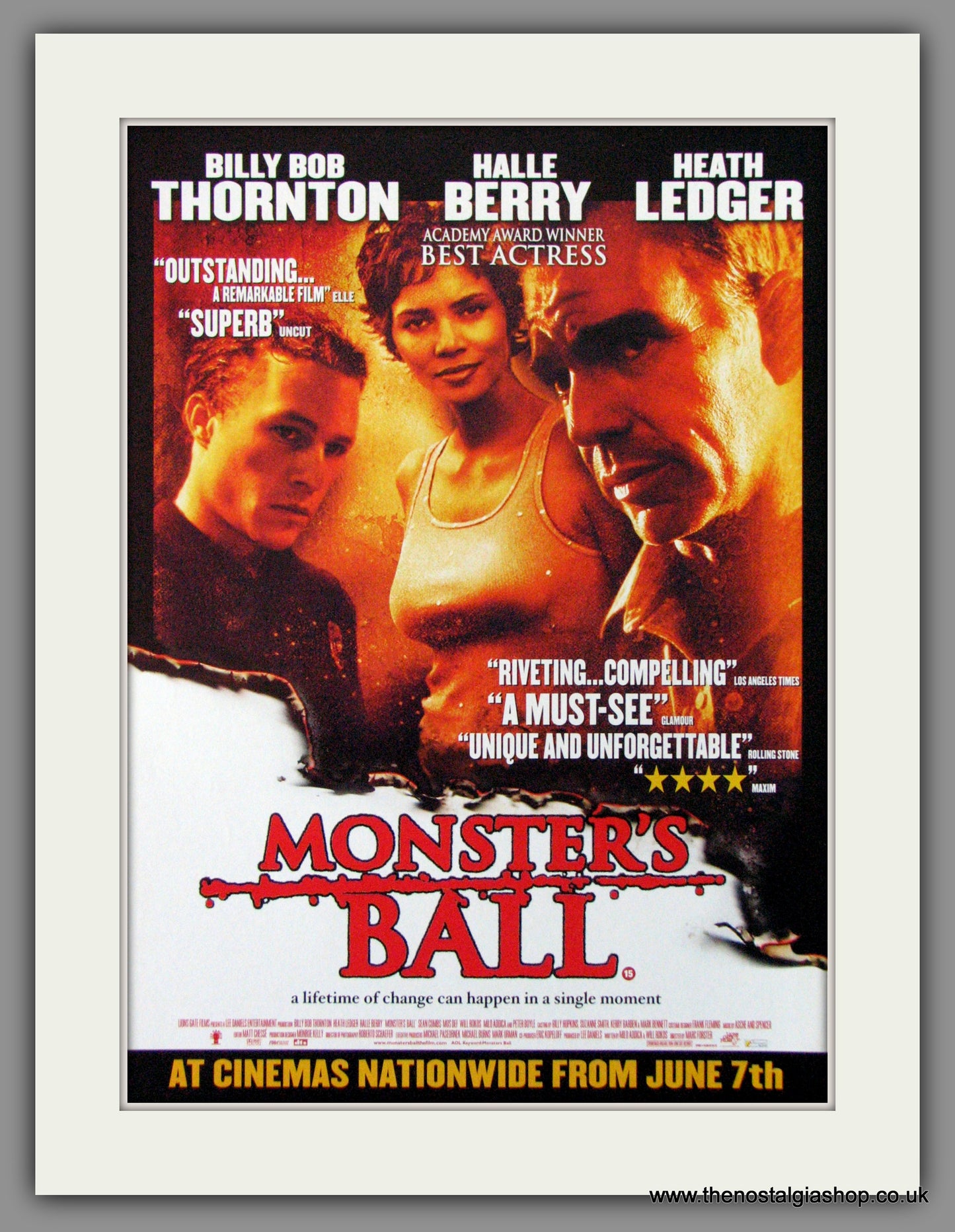 Monster's Ball. 2001 Original Advert (ref AD53662)