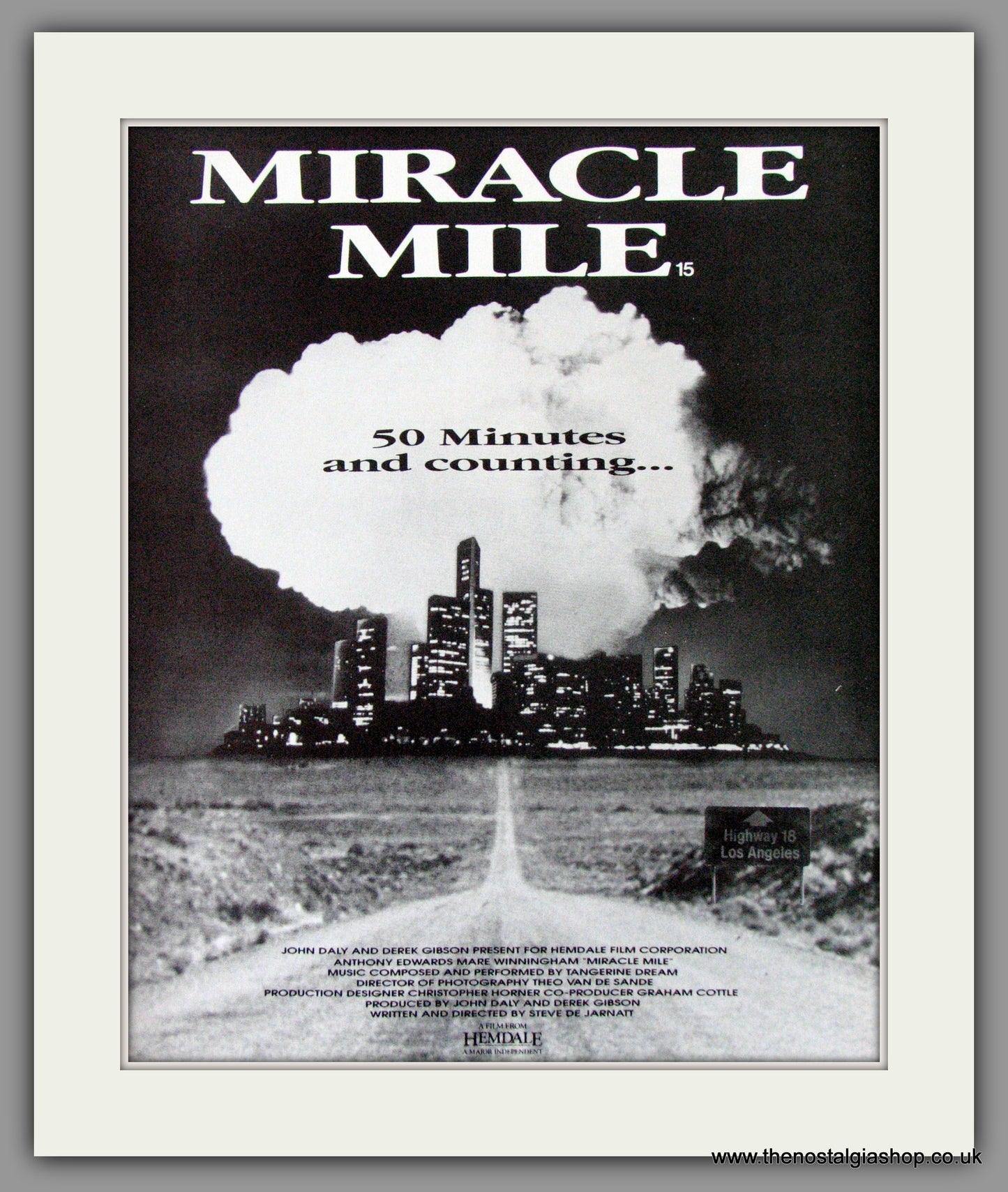 Miracle Mile. Original Advert 1991 (ref AD53728)