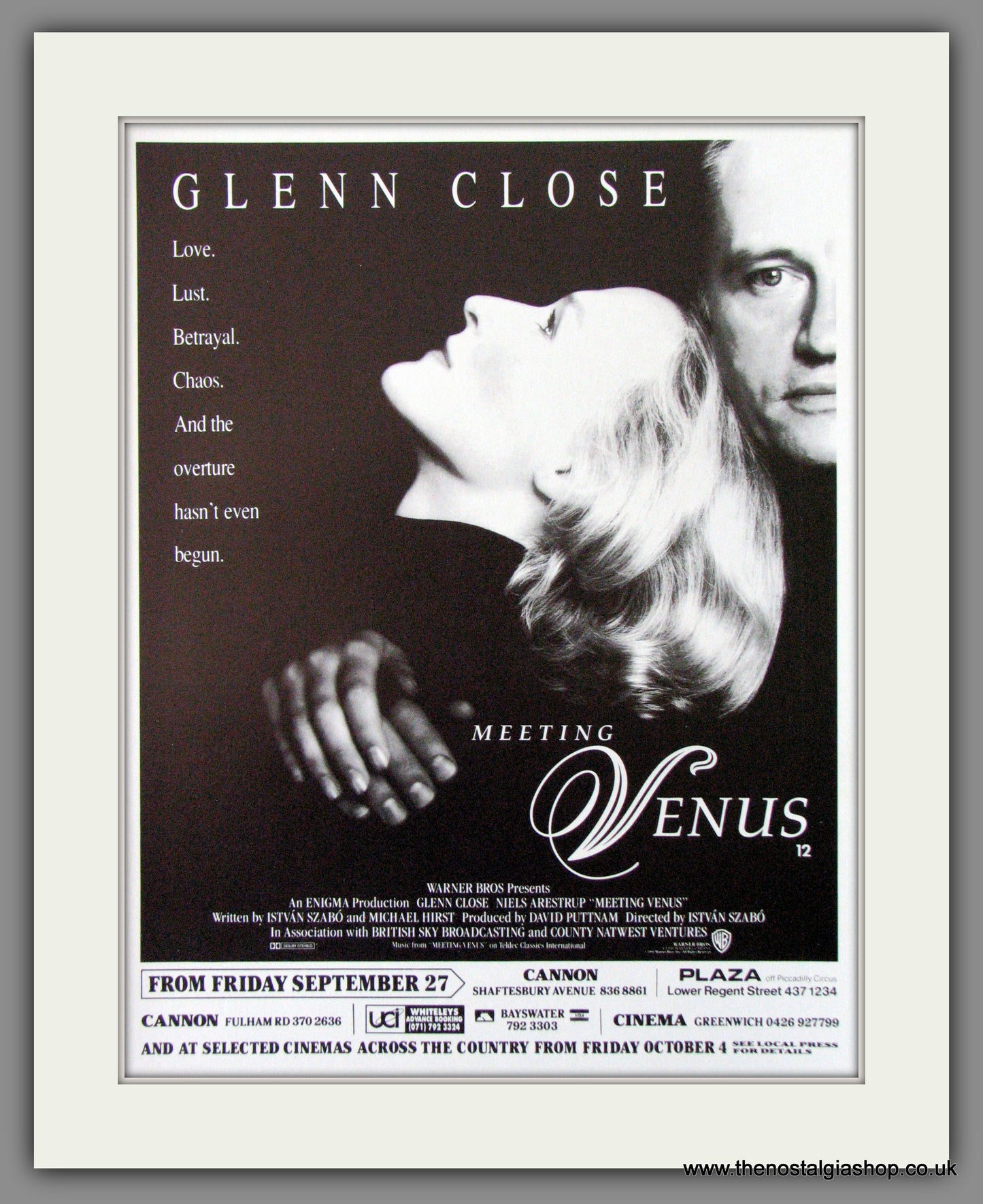Meeting Venus. Original Advert 1991 (ref AD53729)
