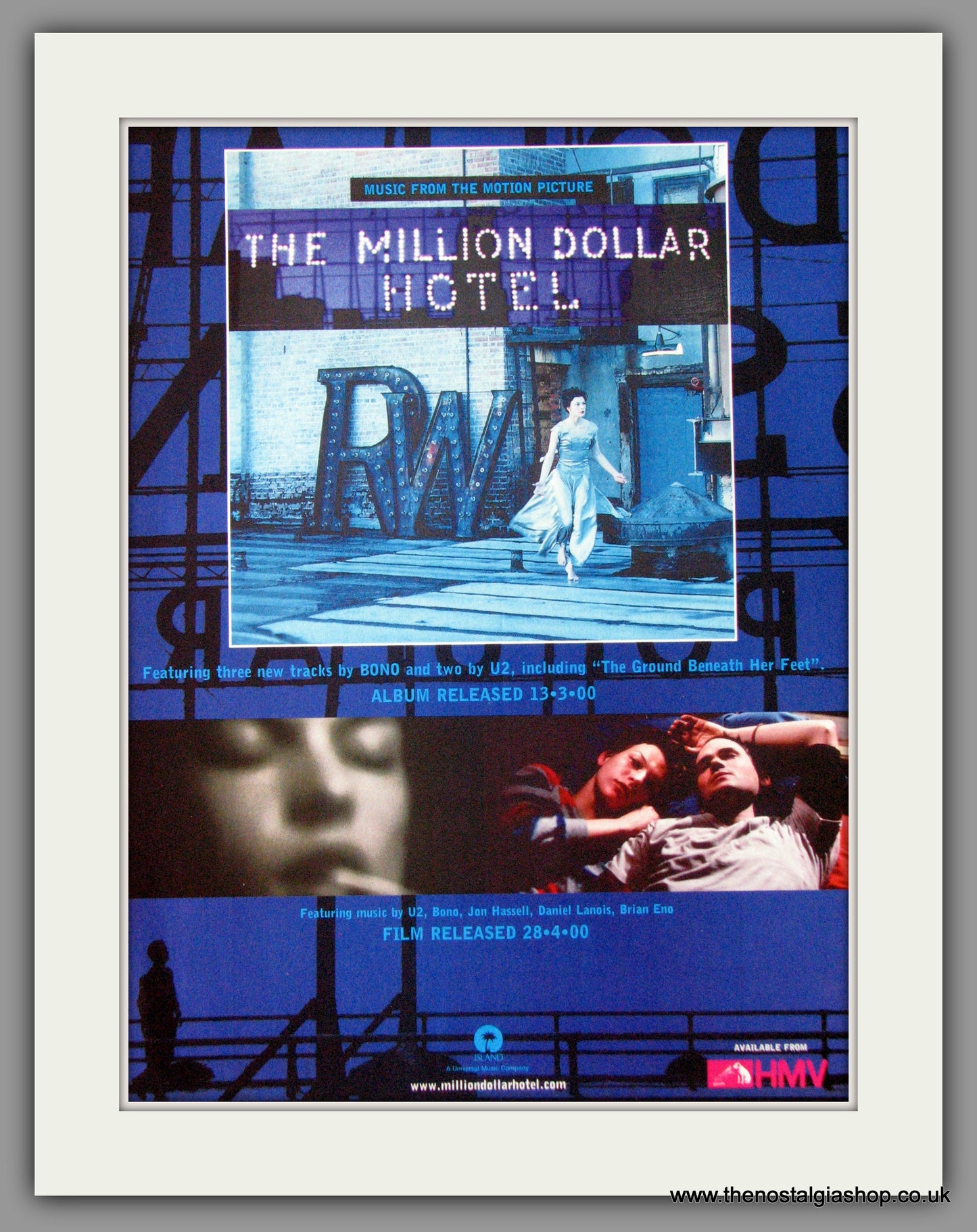 Million Dollar Hotel. Original Advert 2000 (ref AD53743)