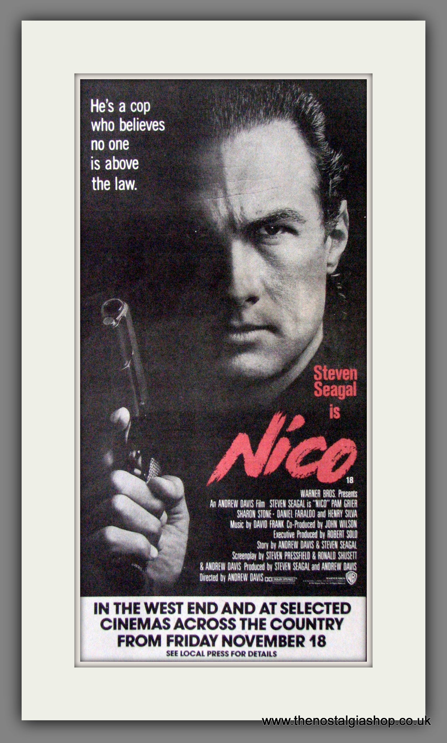 Nico. 1988 Original Advert (ref AD53785)