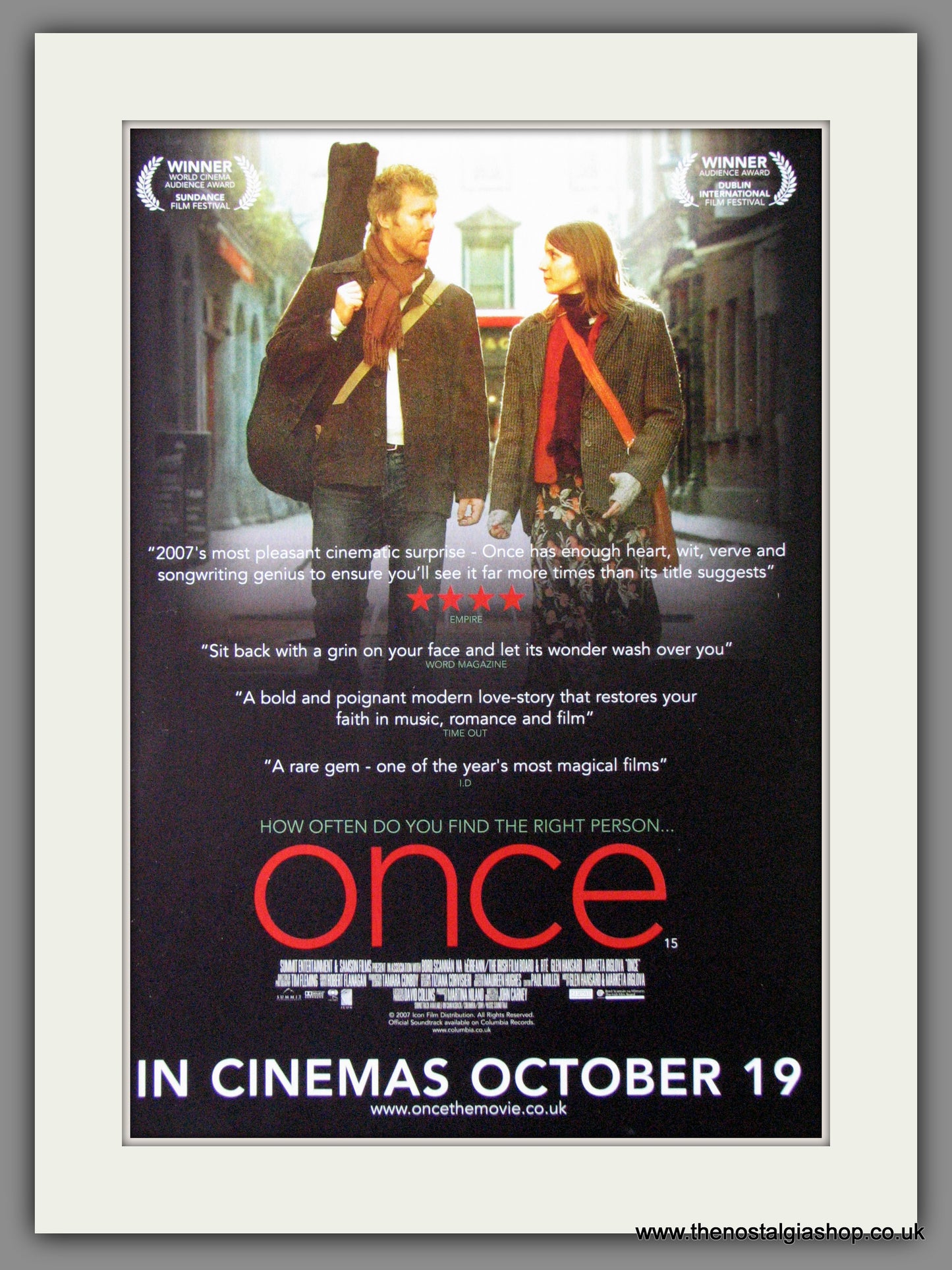 Once. 2007 Original Advert (ref AD53788)