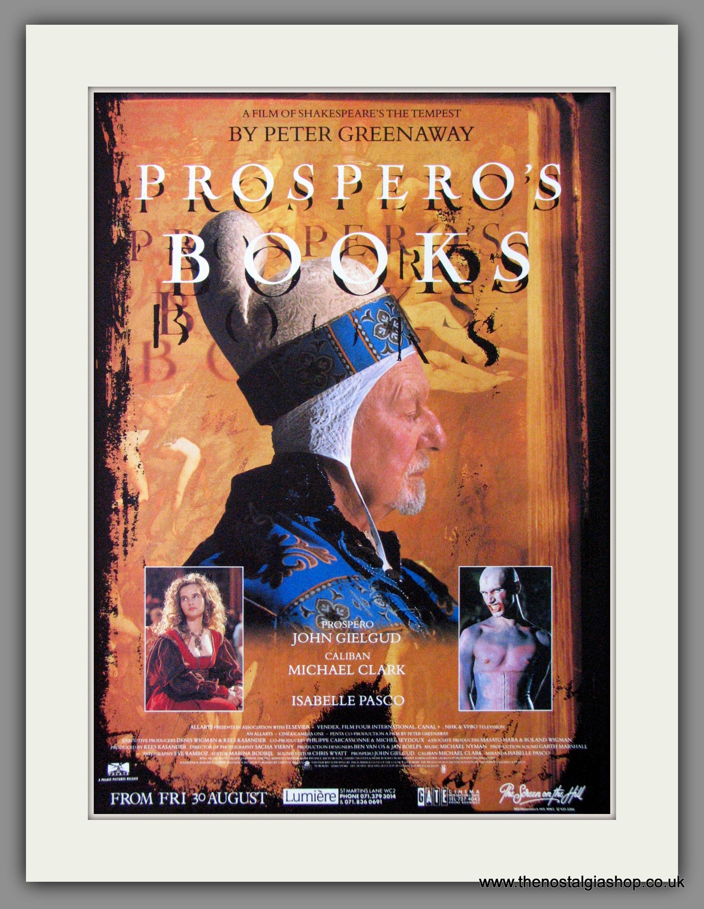 Prospero's Books. 1991 Original Advert (ref AD53800)