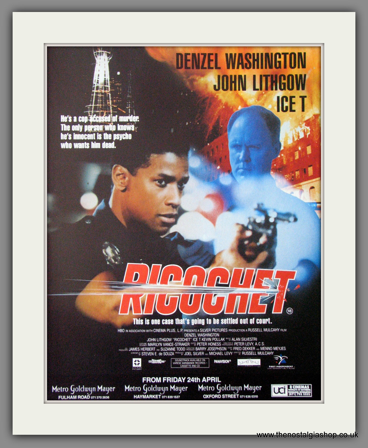 Ricochet. 1992 Original Advert (ref AD54049)