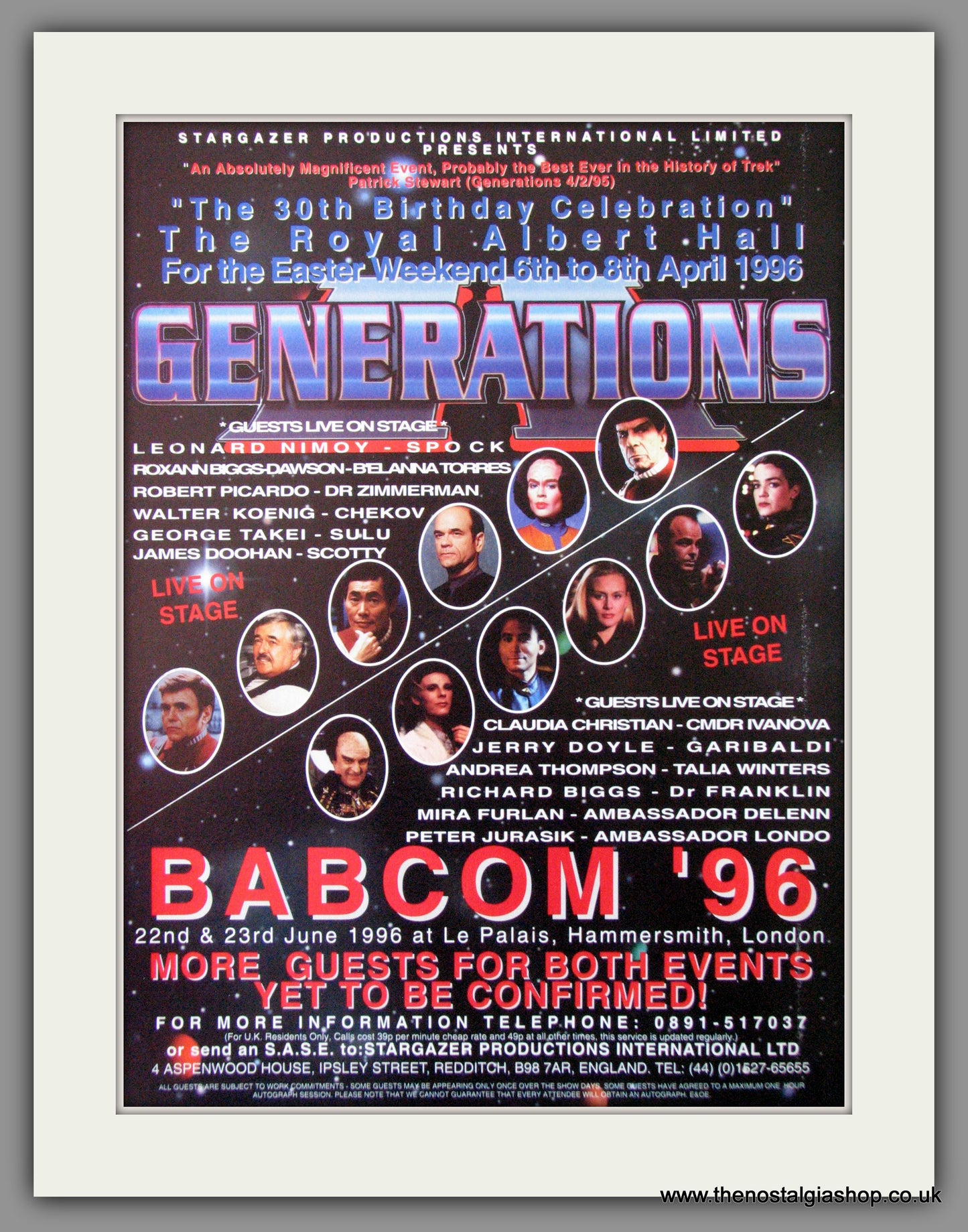 Generations Babcom '96. 1996 Original Advert (ref AD54085)