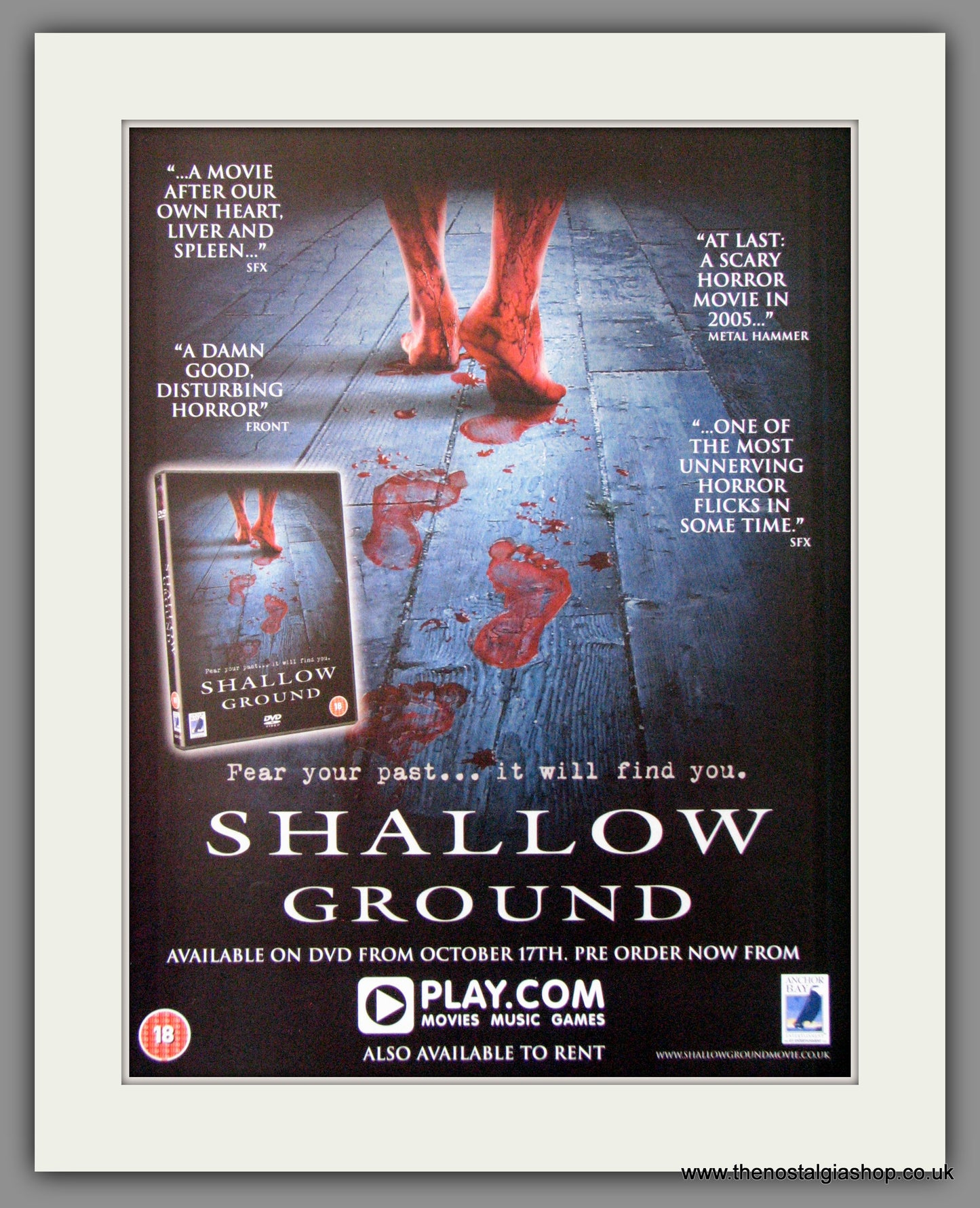 Shallow Ground. 2005 Original Advert (ref AD54160)