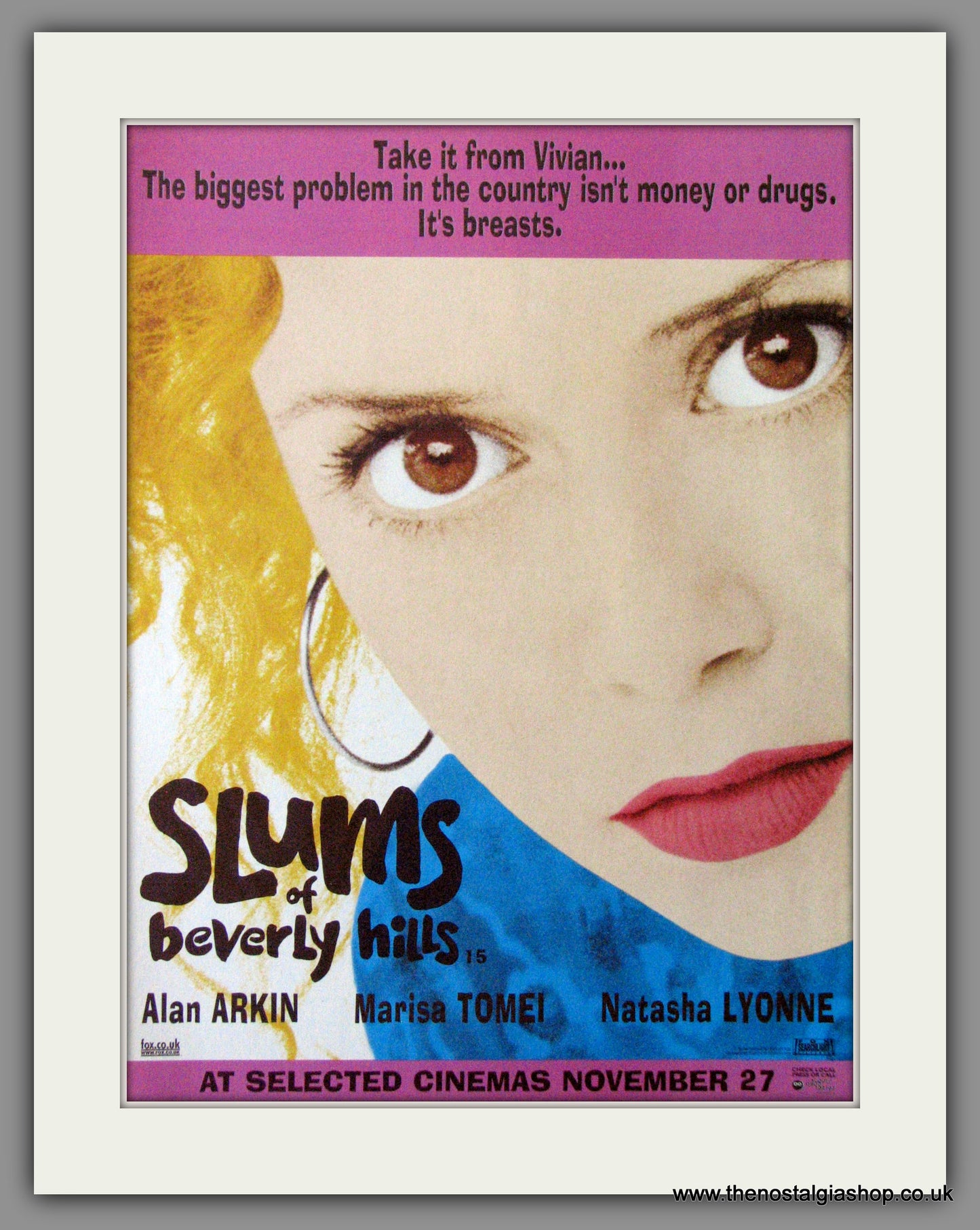 Slums Of Beverly Hills. 1998 Original Advert (ref AD54199)