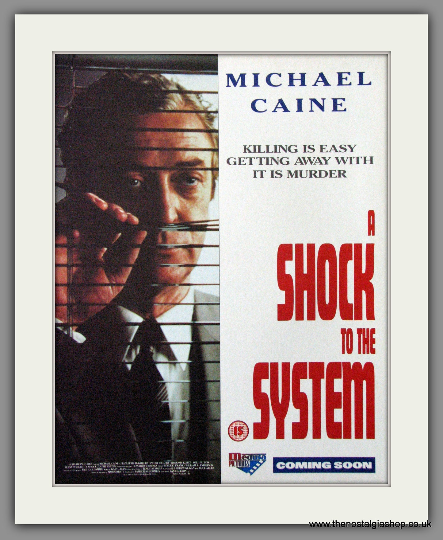A Shock To The System. 1990 Original Advert (ref AD54211)