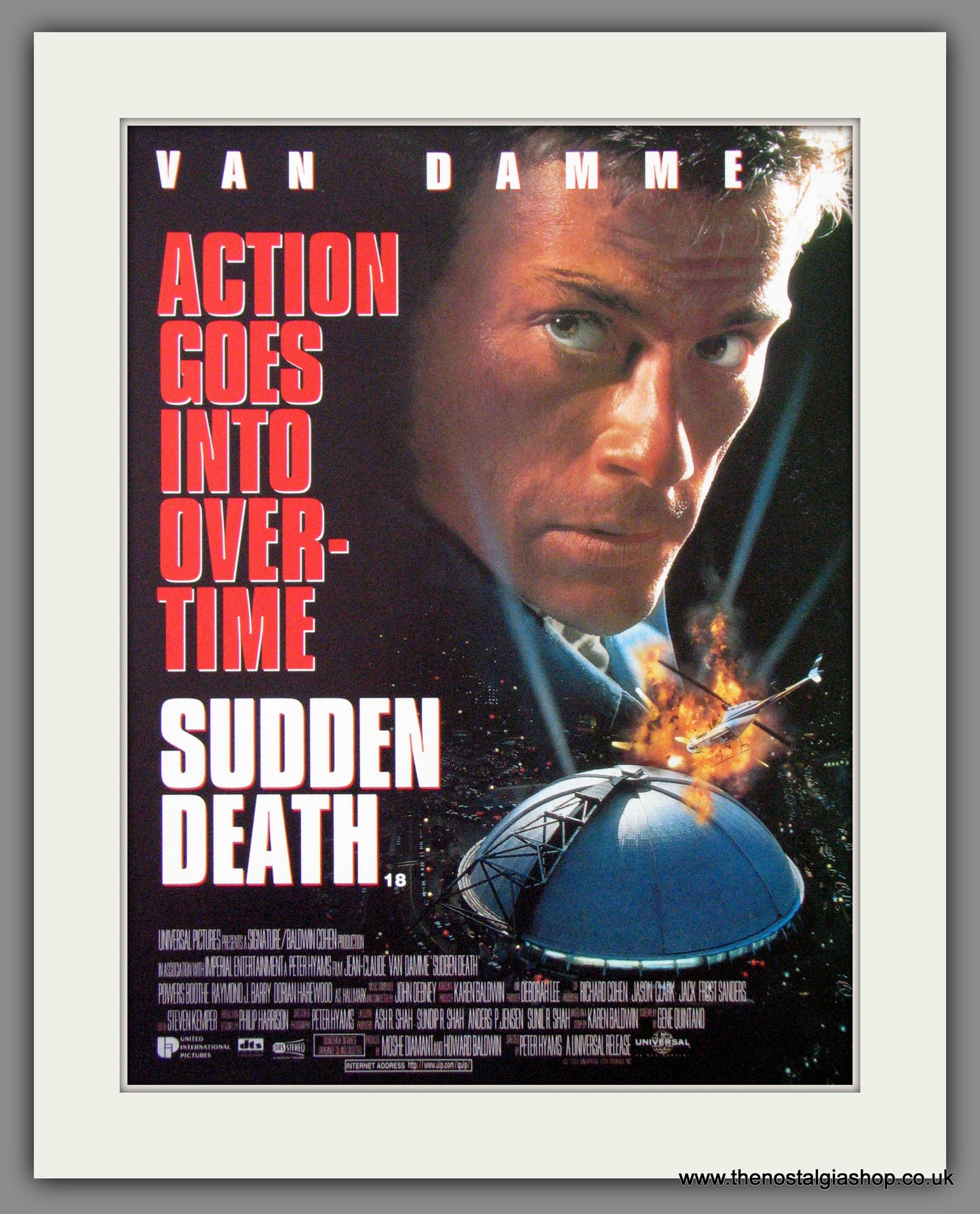 Sudden Death. 1996 Original Advert (ref AD54214)