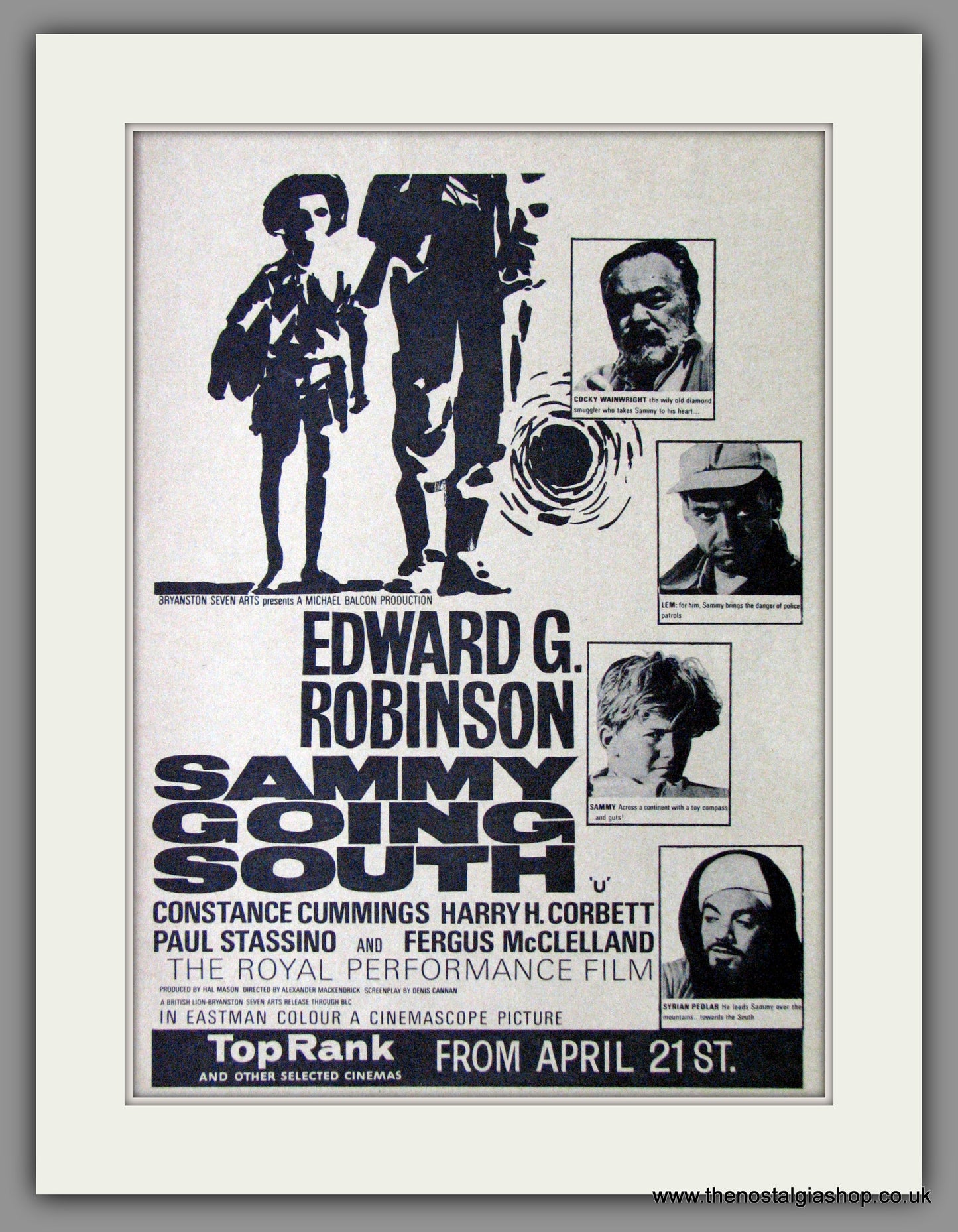 Sammy Going South. 1963 Original Advert (ref AD54274)