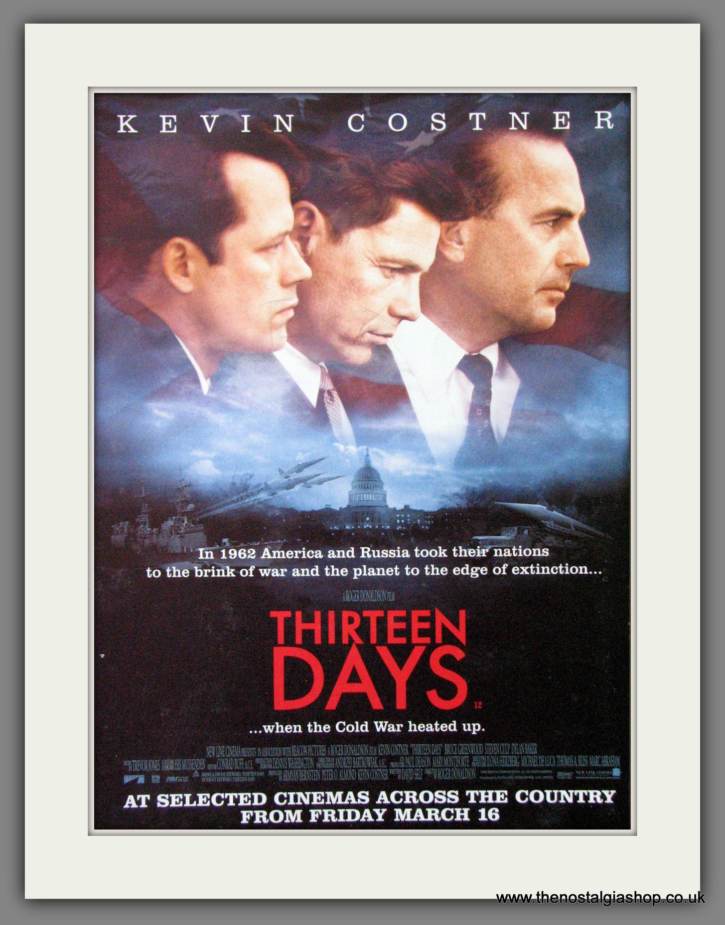 Thirteen Days. 2001 Original Advert (ref AD54300)