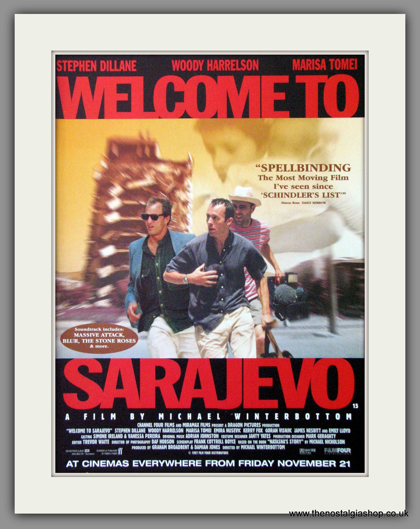 Welcome To Sarajevo. 1997 Original Advert (ref AD54331)