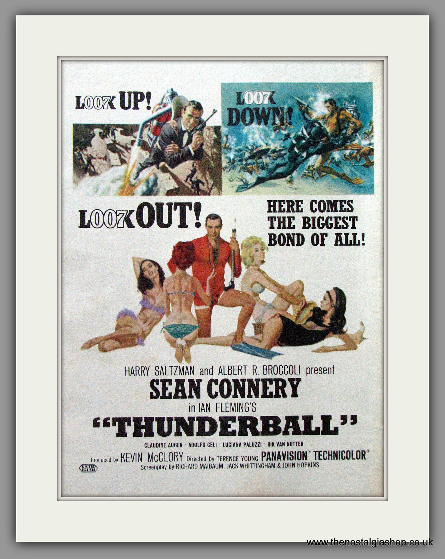 James Bond. Thunderball. Original Colour Advert 1965 (ref AD53525)