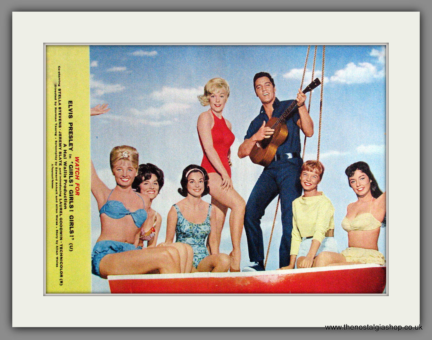 Elvis Presley. Girls! Girls! Girls! Original Advert 1963 (ref AD53573)