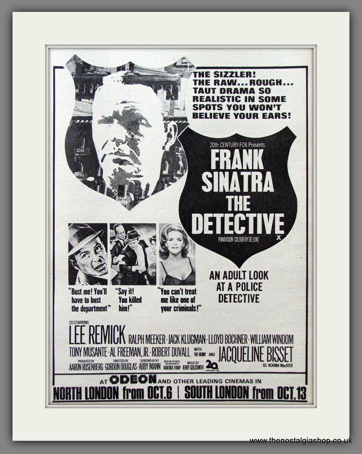 The Detective. Frank Sinatra. Original Advert 1968 (ref AD53633)