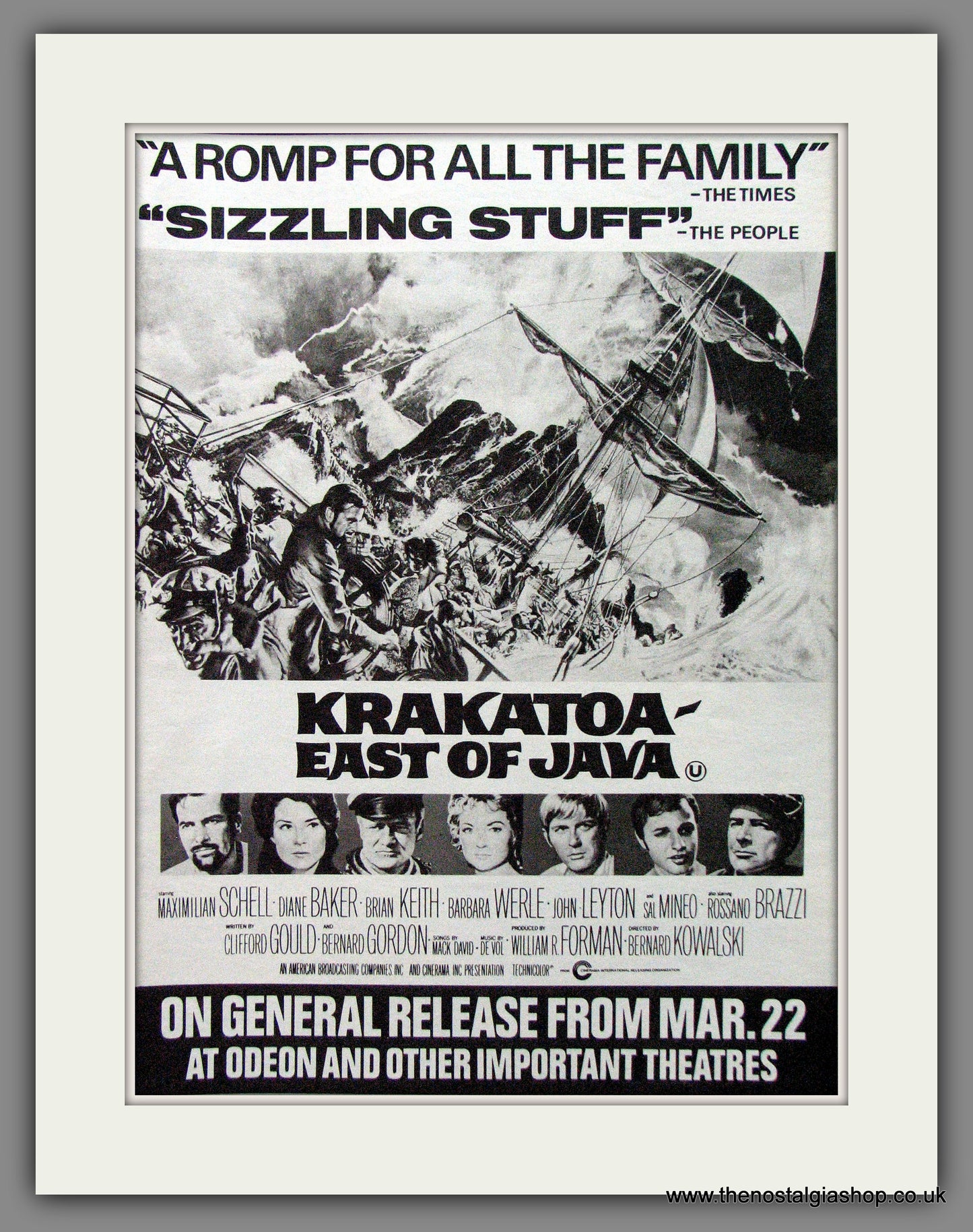 Krakatoa, East of Java. Original Advert 1970 (ref AD53643)