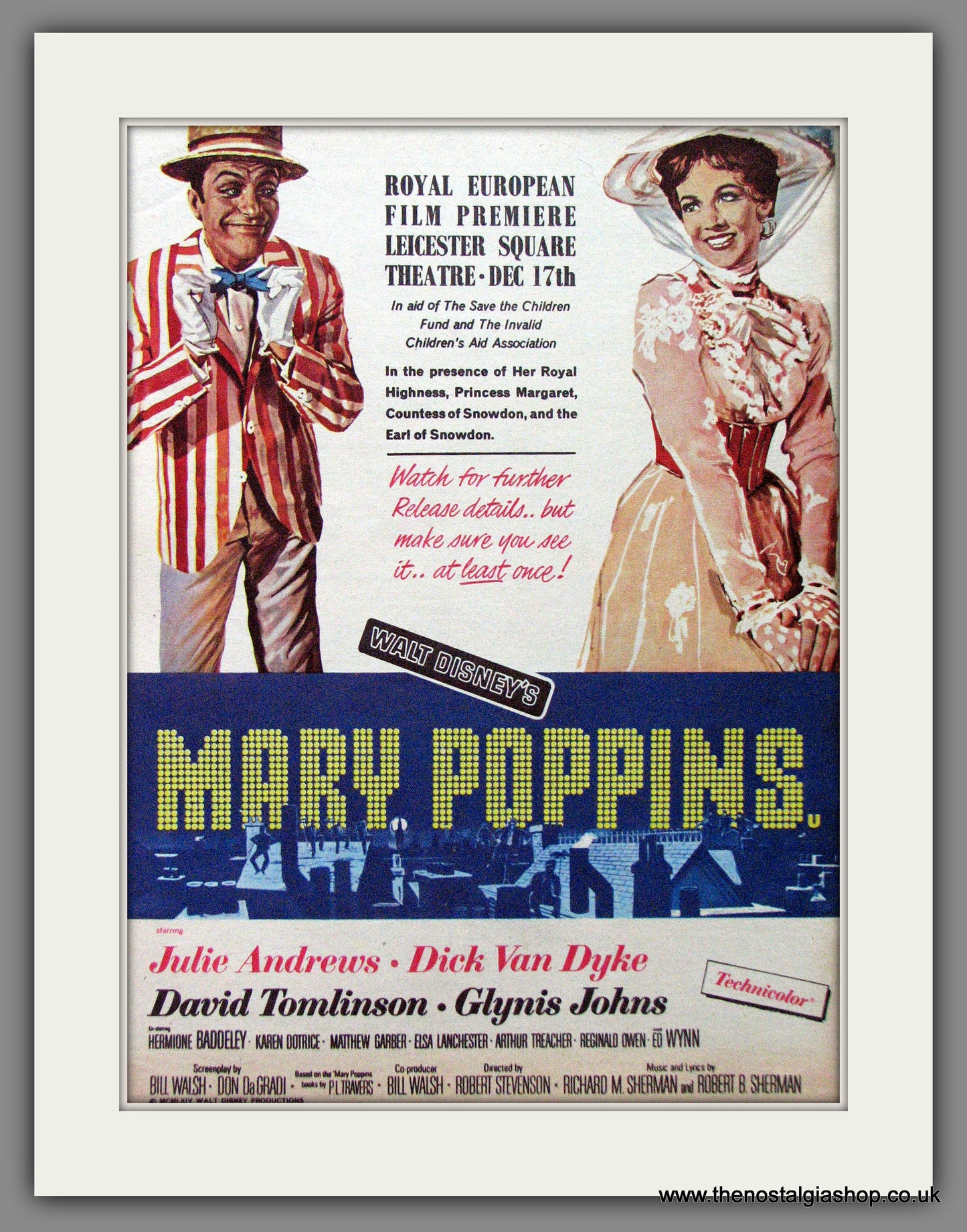 Mary Poppins. Julie Andrews. Original Advert 1965 (ref AD53655)