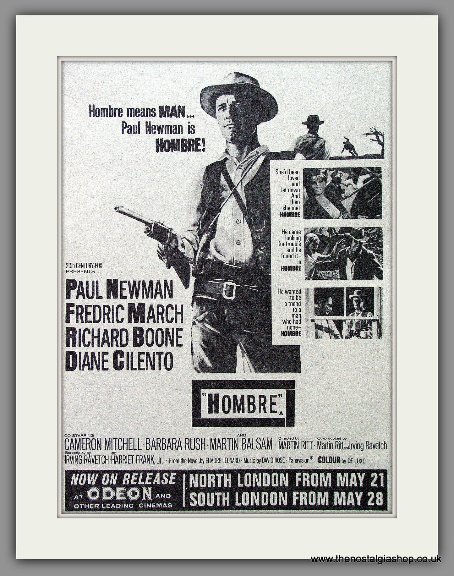 Hombre. Paul Newman. 1967 Original Advert (ref AD53686)
