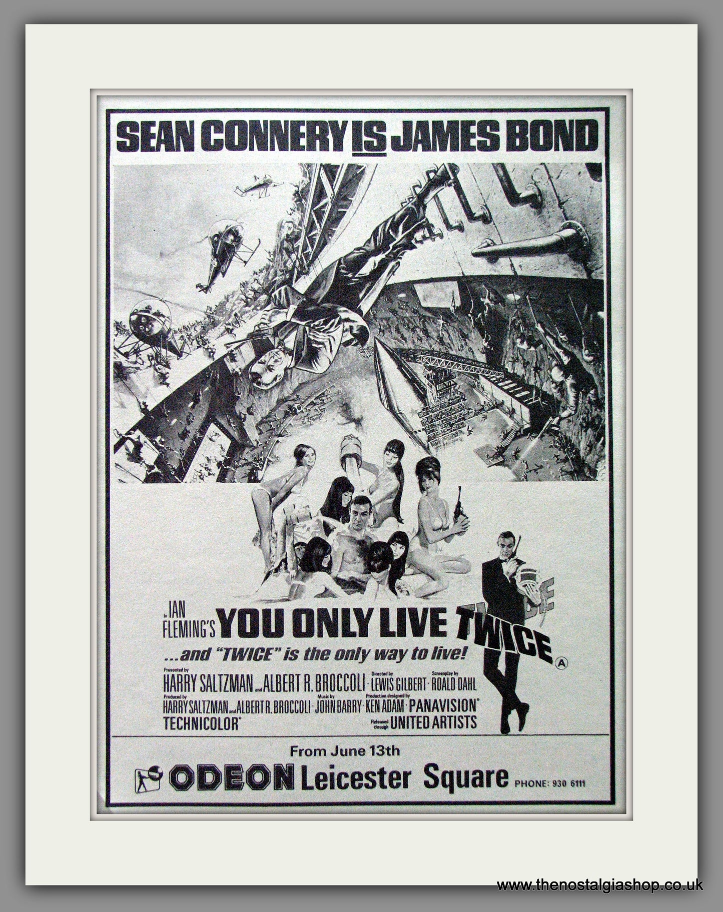James Bond. You Only Live Twice. 1967 Original Advert (ref AD53688)