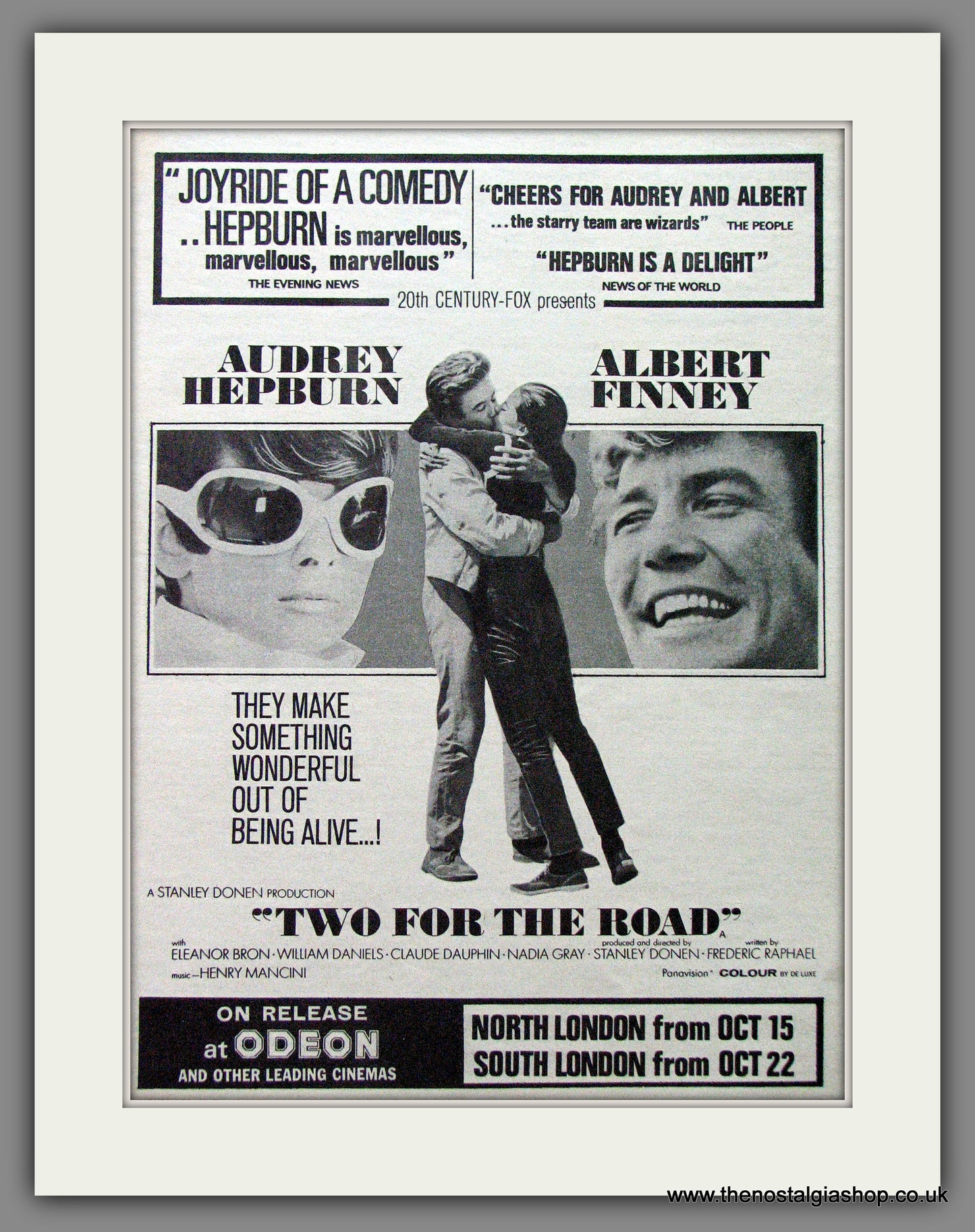 Two For The Road. Audrey Hepburn. 1967 Original Advert (ref AD53691)