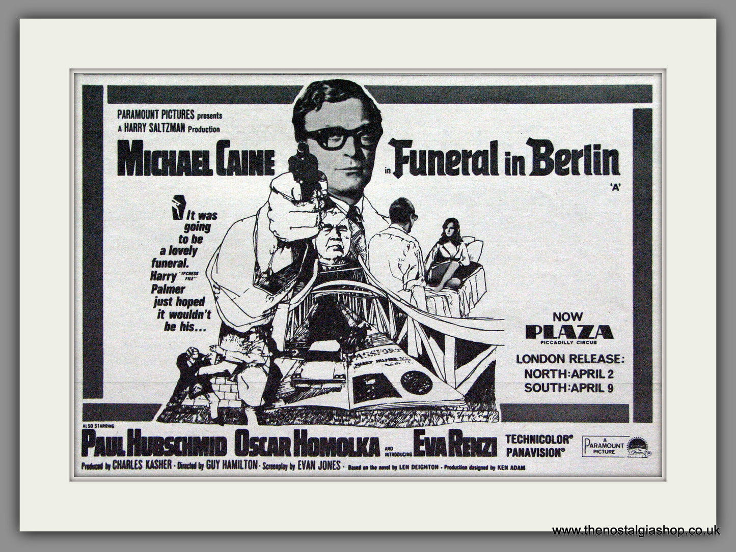 Funeral In Berlin. Michael Caine. 1967 Original Advert (ref AD53694)