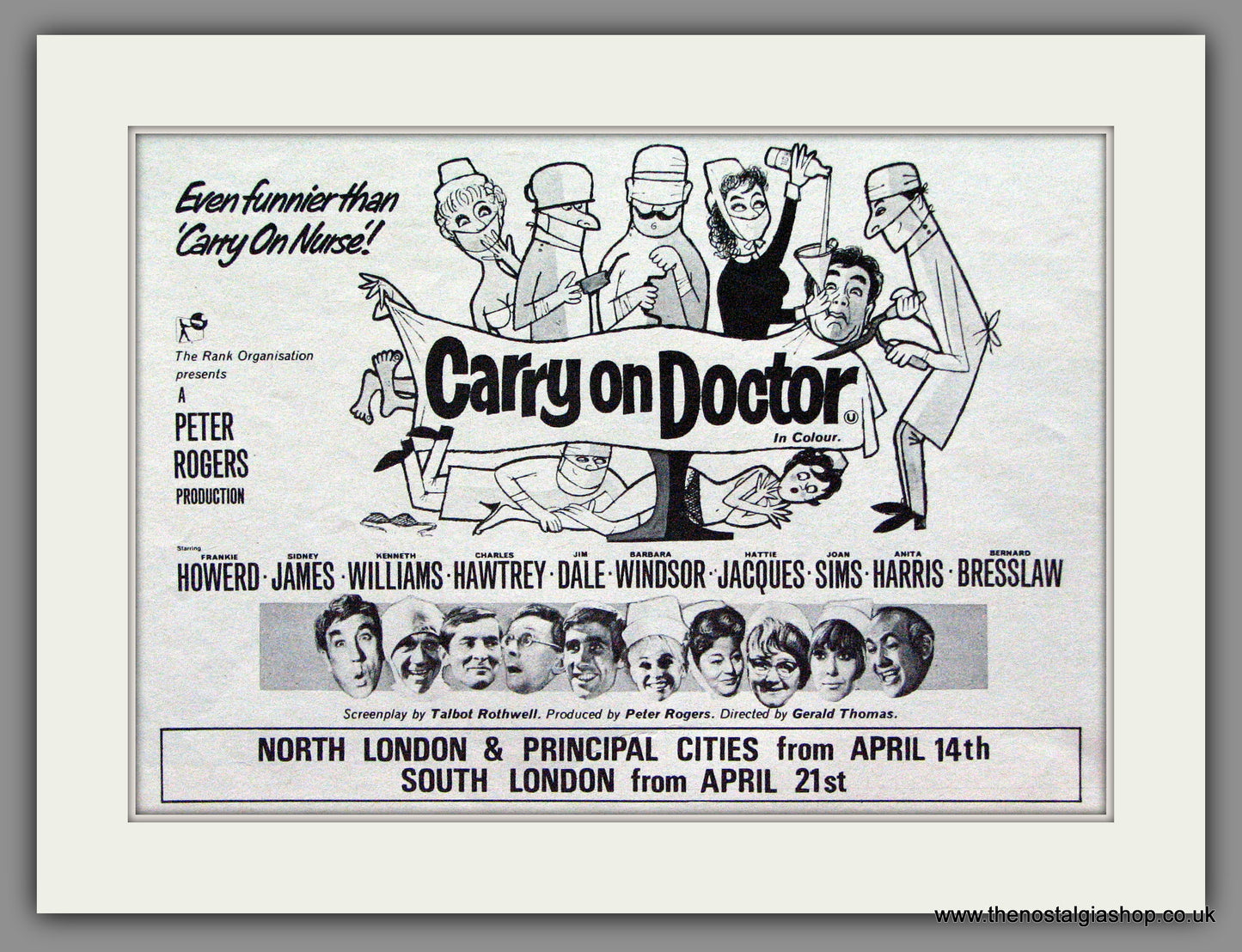 Carry On Doctor. 1968 Original Advert (ref AD53713)