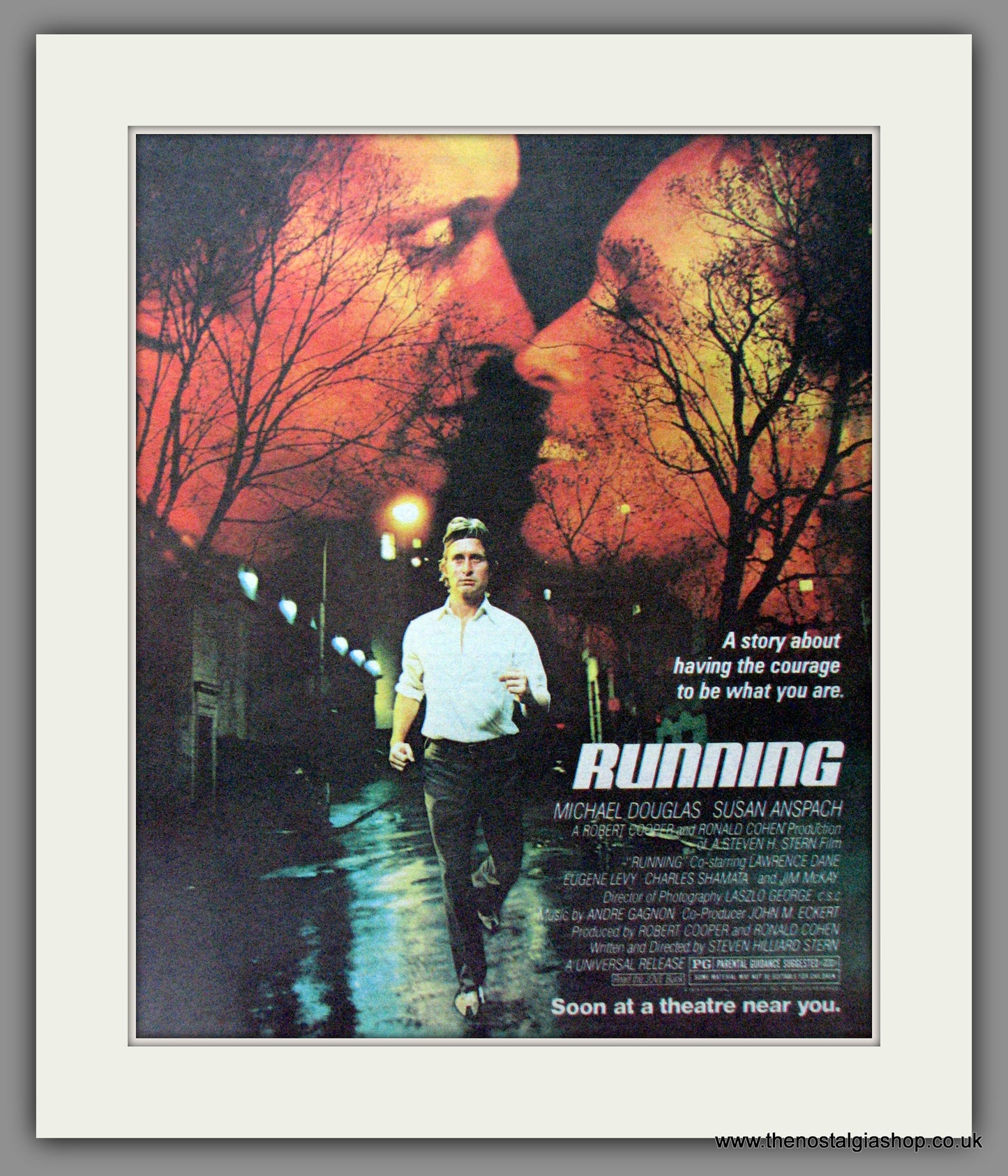 Running. Michael Douglas. Original Advert 1979 (ref AD11465)
