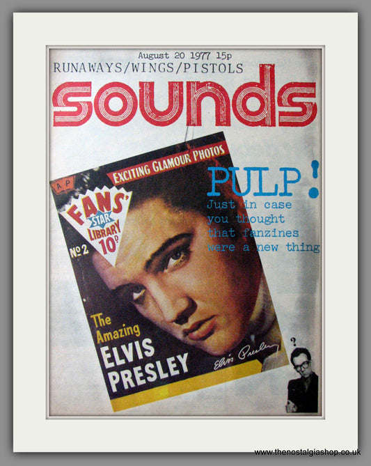 Elvis Presley. Original Cover August 20th 1977 (ref AD11455)