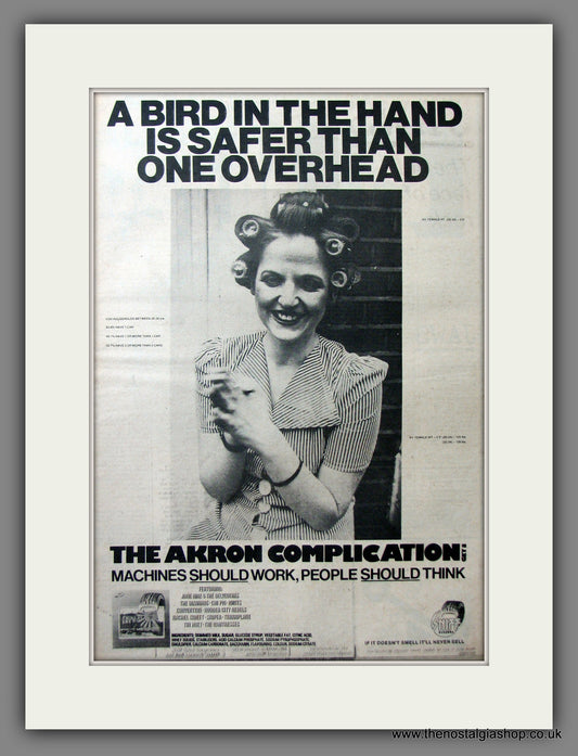 Akron Complication. Original Advert 1978 (ref AD11537)