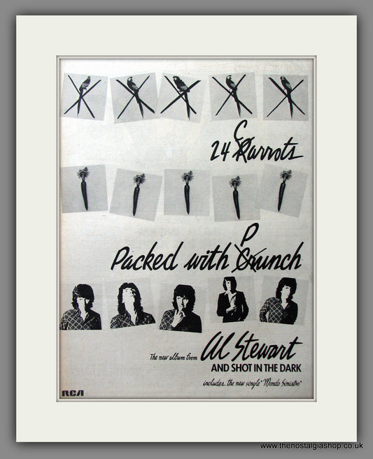 Al Stewart 24 Carrots. Original Advert 1980 (ref AD11543)