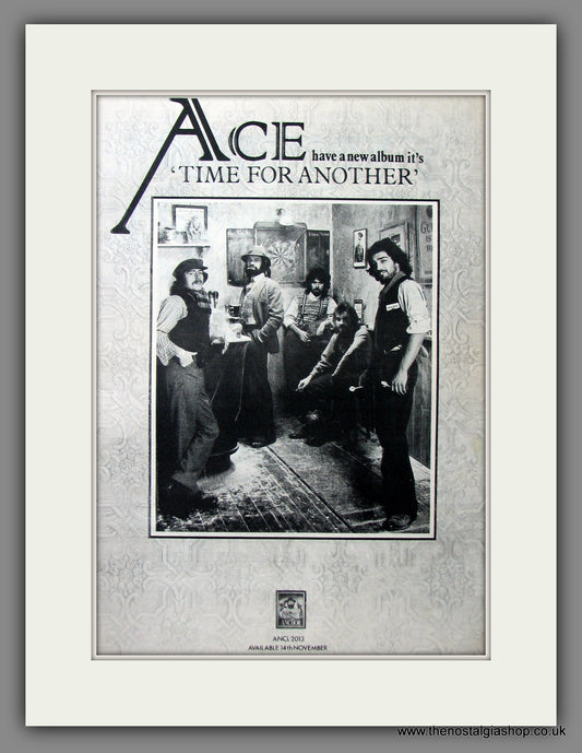 Ace. Time For Another. Original Advert 1975 (ref AD11558)