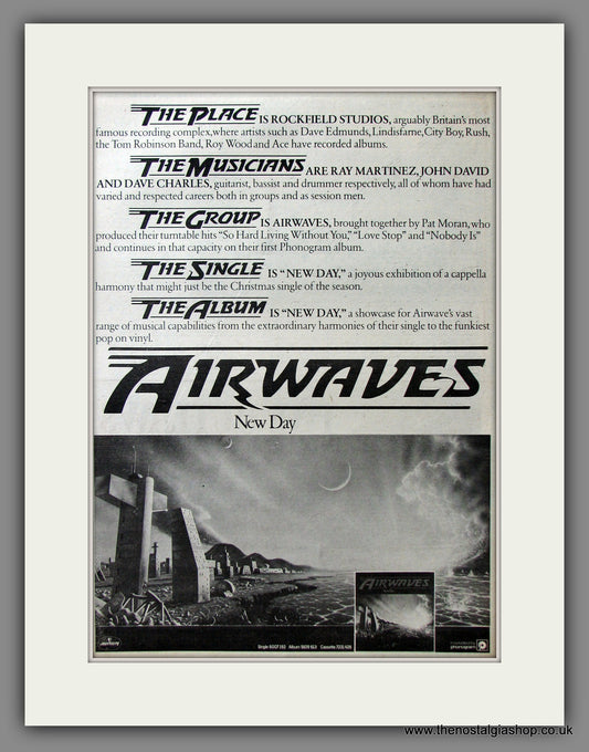 Airwaves. New Day. Original Advert 1978 (ref AD11573)