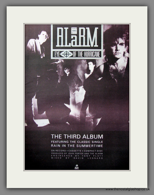 Alarm (The), Eye Of The Hurricane. Original Advert 1987 (ref AD56245)