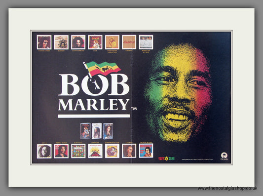 Bob Marley Albums. Original Advert 1991 (ref AD11756)