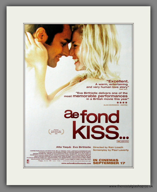 Ae Fond Kiss. 2004 Original Advert (ref AD54727)