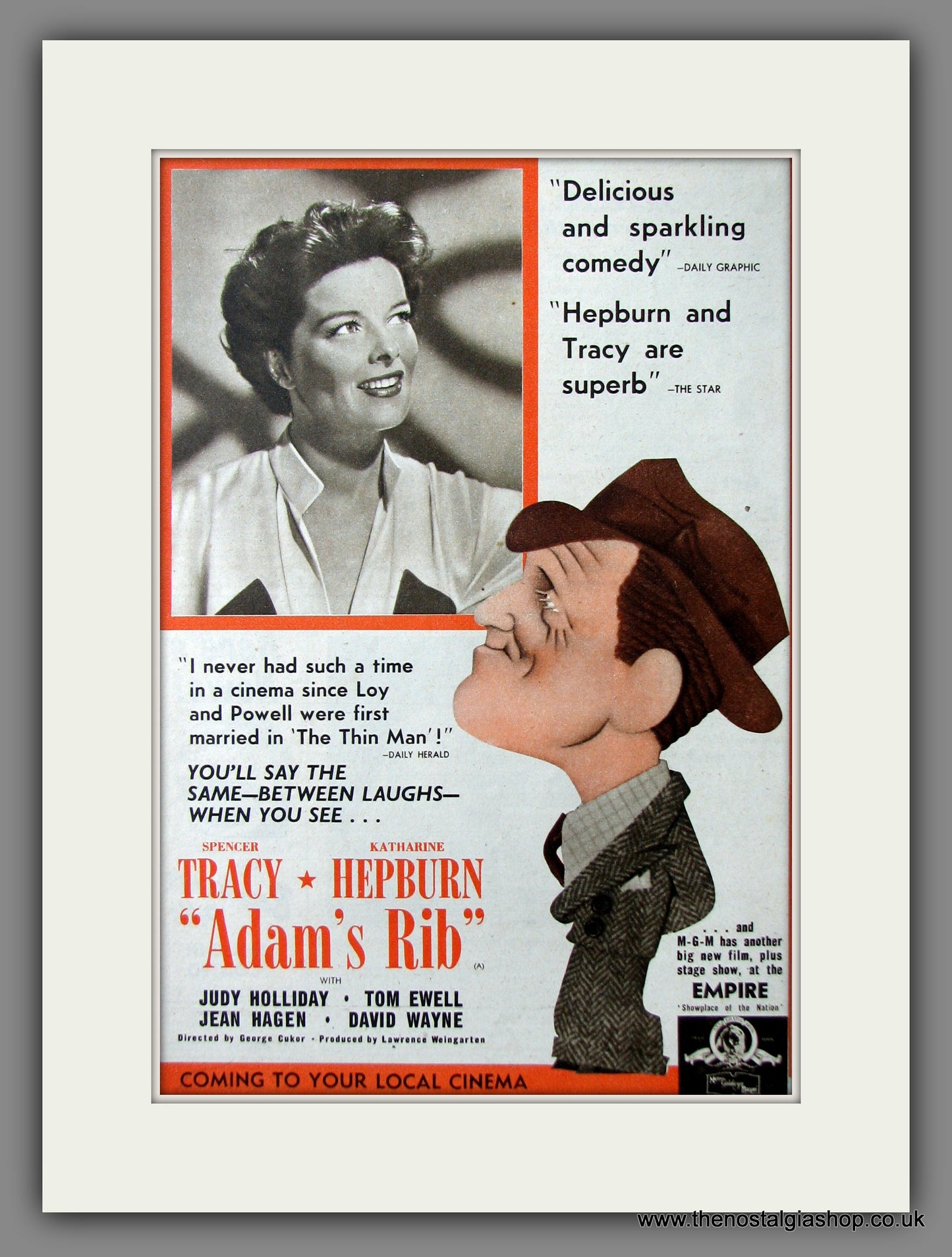 Adam's Rib. 1950 Original Advert (ref AD54742)