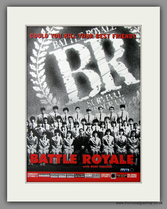 Battle Royal. 2001 Original Advert (ref AD54758)